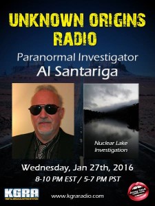 Unknown Origins Radio Interview January 27, 2016